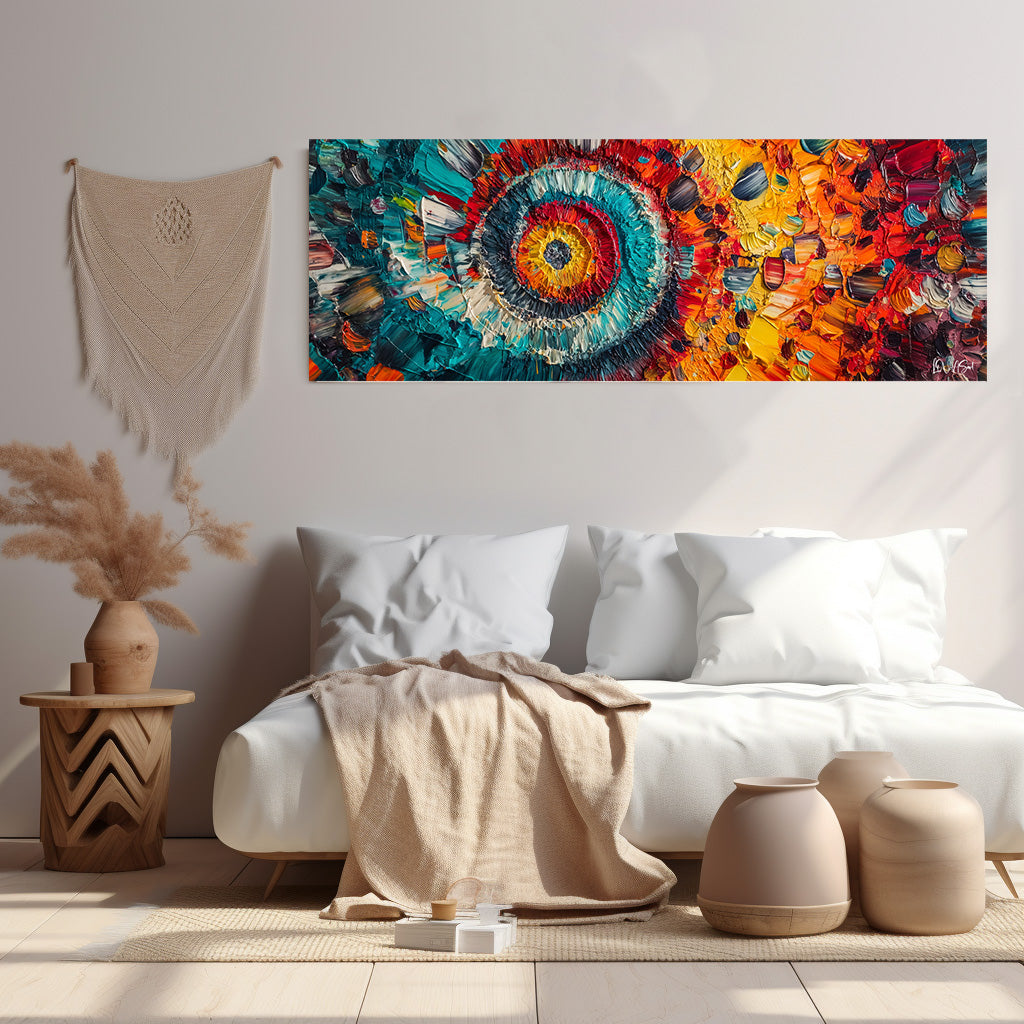 Mandala Kanvas Tablo detay görünümü