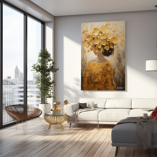 Modern Minimal kanvas tablo — temalı dekoratif duvar tablosu