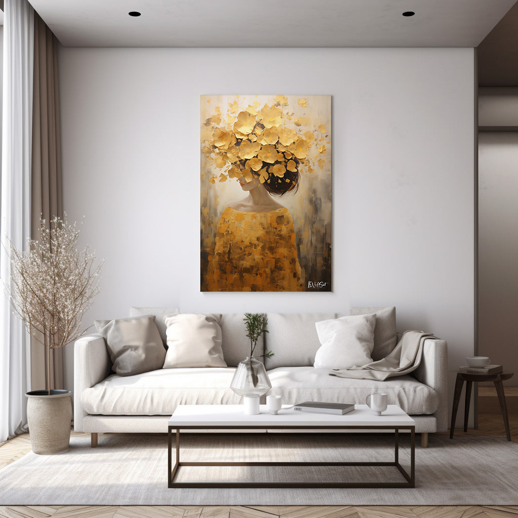 Modern Minimal Kanvas Tablo yaşam alanı