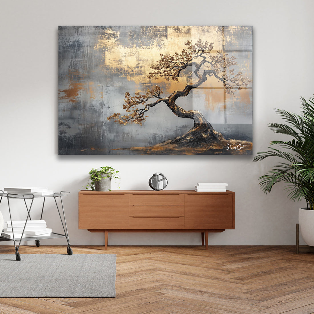 Modern Stil cam tablo — iç mekân uygulama örneği