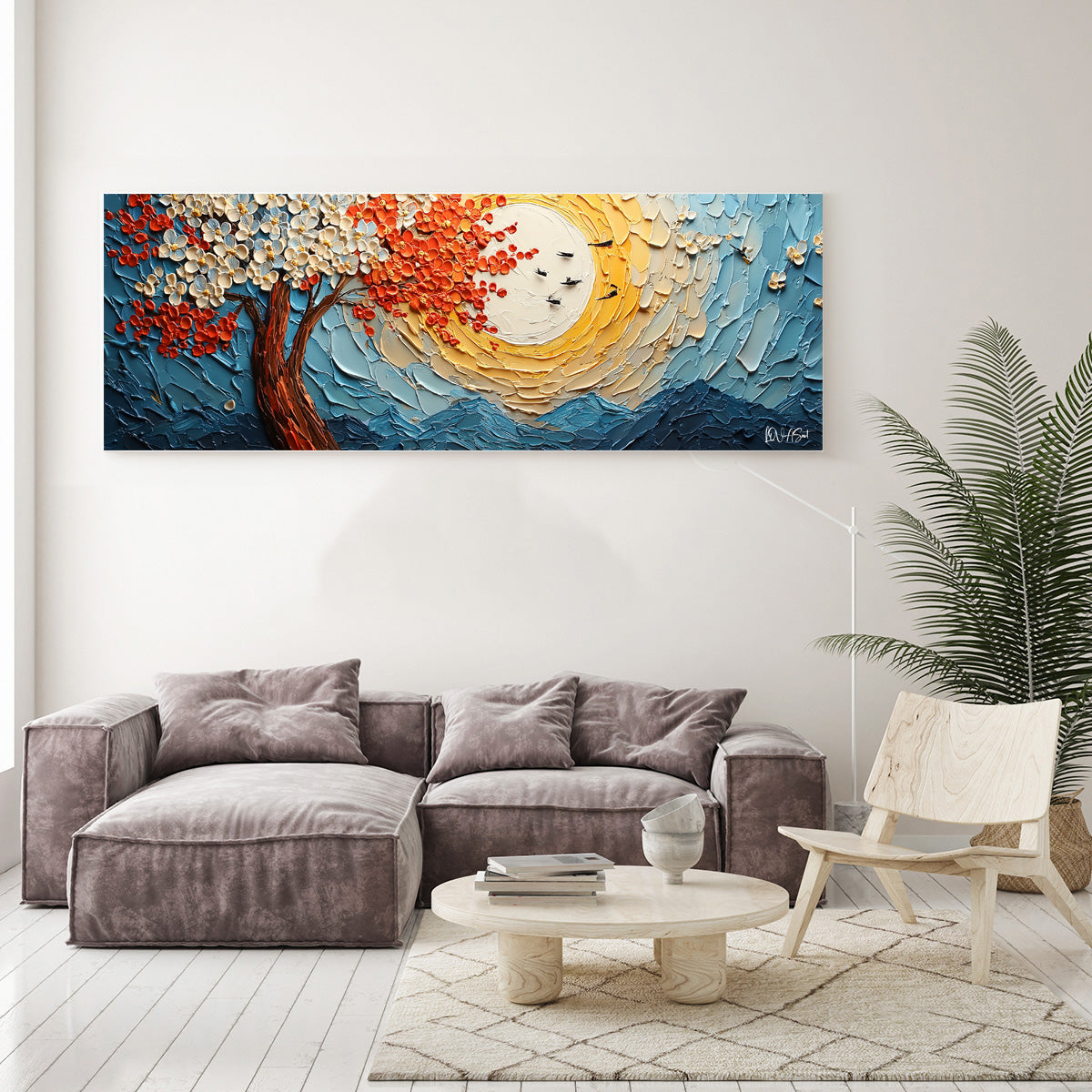 Parlayan Ağaç Ve Güneş