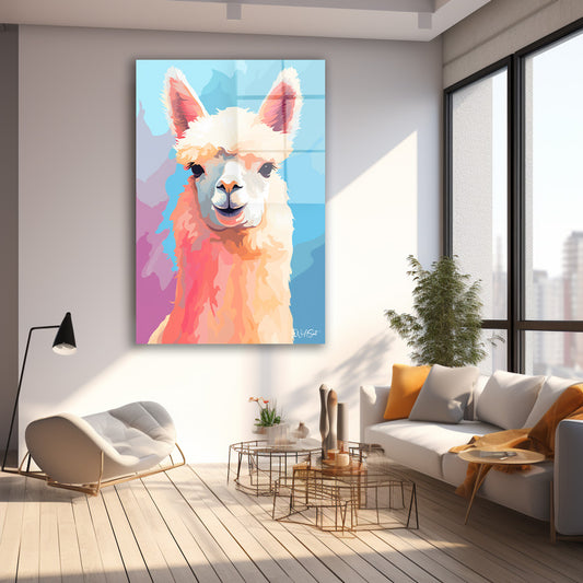 Pembe Lama cam tablo — farklı açıdan görünüm