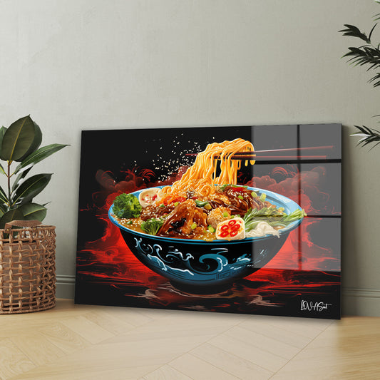 Ramen Kasesi cam tablo — iç mekân uygulama örneği
