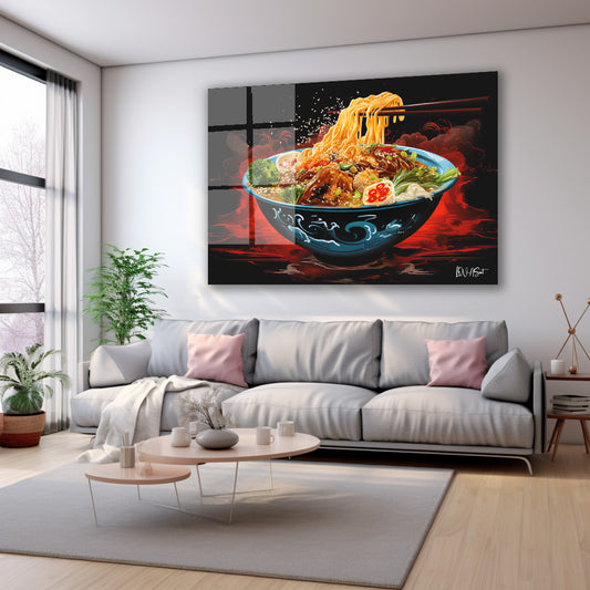 Ramen Kasesi cam tablo — farklı açıdan görünüm