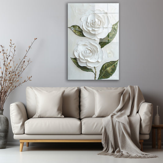 Sadakat Temsili cam tablo — iç mekân uygulama örneği