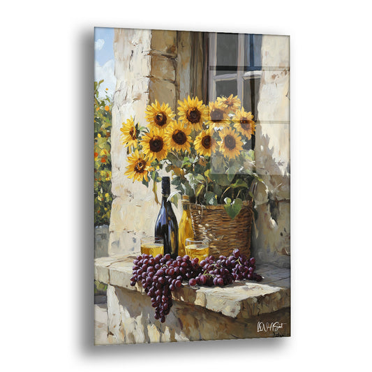 Sarkıt Üzümler - Cam Tablo