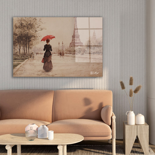 Sepya Paris 3 cam tablo — farklı açıdan görünüm