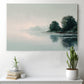 Sisli Göl kanvas tablo — iç mekân uygulama örneği