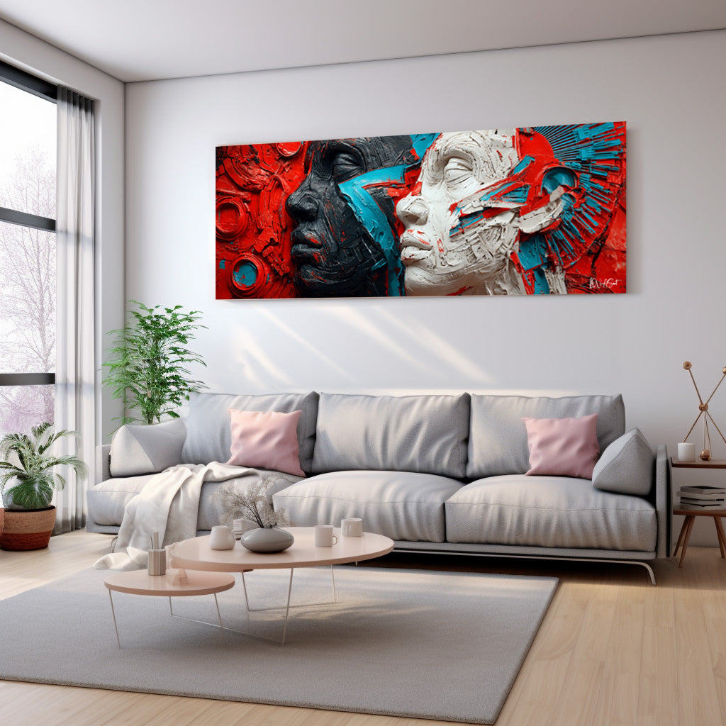 Siyah Kırmızı Maske