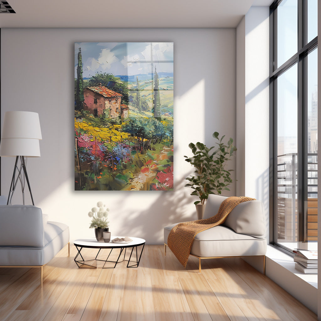 Toskana Evi cam tablo — farklı açıdan görünüm