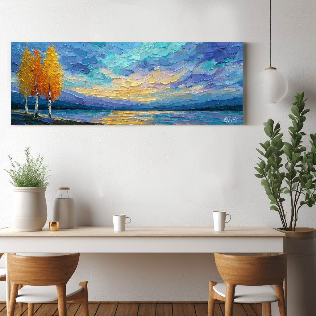 Turuncu Ağaç Ve Gökyüzü