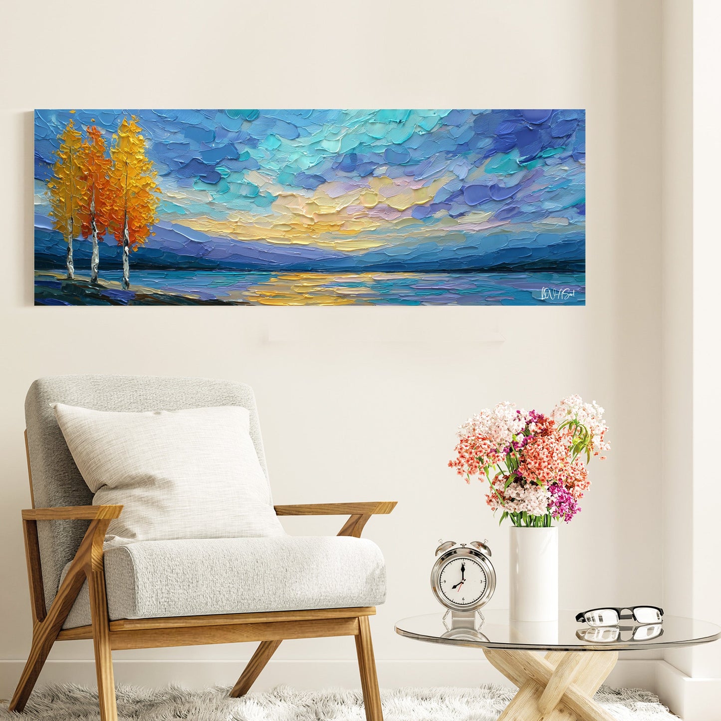 Turuncu Ağaç Ve Gökyüzü