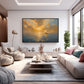 Ufuğa Doğru - Kalın Metal Çerçeveli Kanvas Tablo