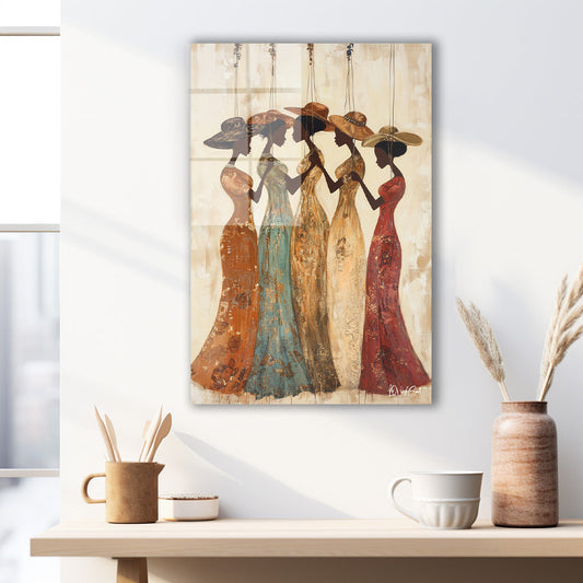 Uzun Elbiseler - Cam Tablo