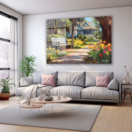 Verandaya Karsı cam tablo — farklı açıdan görünüm