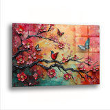 Vişne Ağacı - Cam Tablo