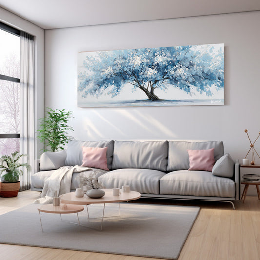 Yaşam kanvas tablo — temalı dekoratif duvar tablosu