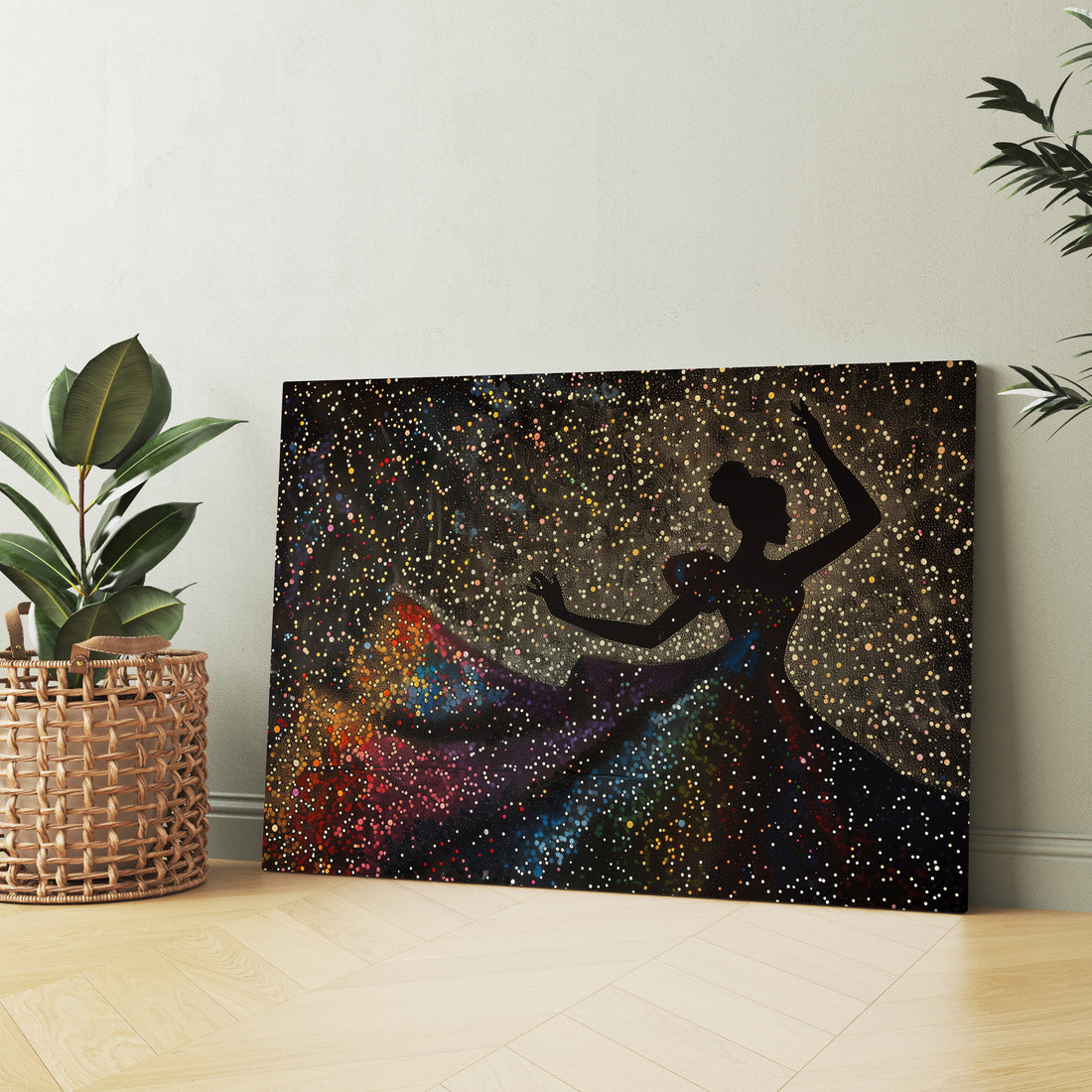 Yıldızlı Dansçı kanvas tablo — farklı açıdan görünüm