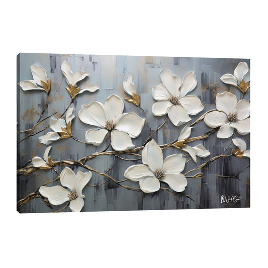 Beyaz Çiçekli Dallar