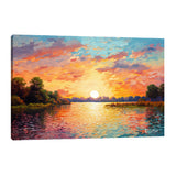 Gölde Gün Batımı